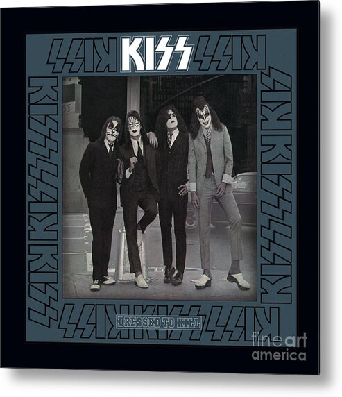 Kiss Metal Print featuring the photograph Kiss Band by Kiss
