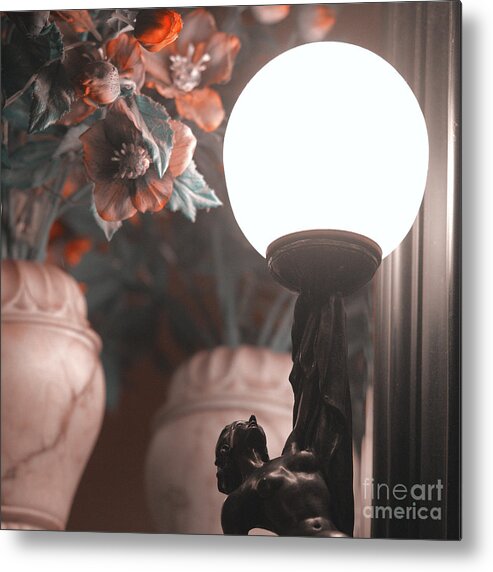 Lamp Metal Print featuring the photograph Lamp by Russell Brown