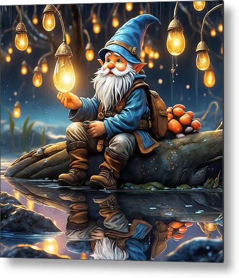 Forest Metal Print featuring the digital art Magical Forest by Manjik Pictures