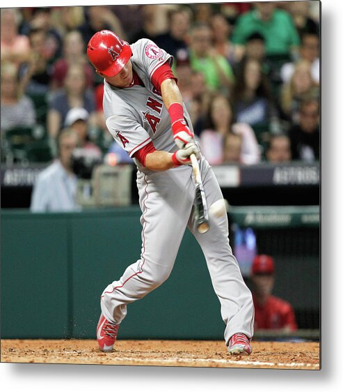 People Metal Print featuring the photograph Mike Trout by Bob Levey