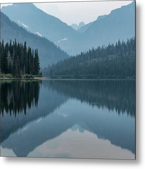 Glacier National Park Metal Print featuring the photograph Morning Layers by Kelly VanDellen