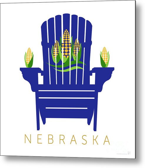Nebraska Metal Print featuring the digital art Nebraska by Sam Brennan