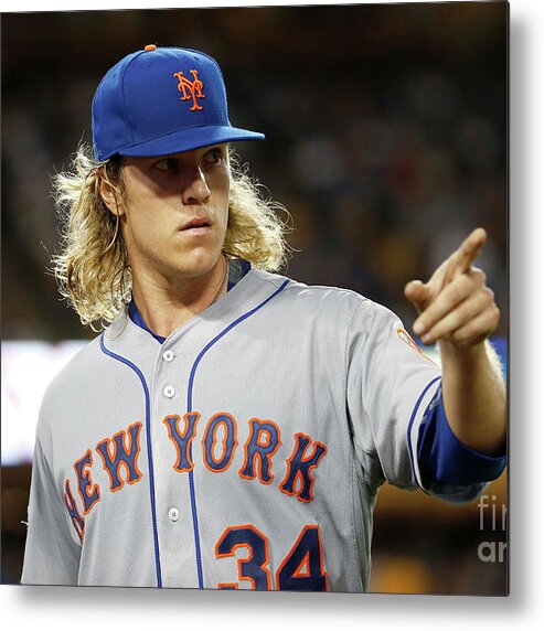Game Two Metal Print featuring the photograph Noah Syndergaard by Sean M. Haffey
