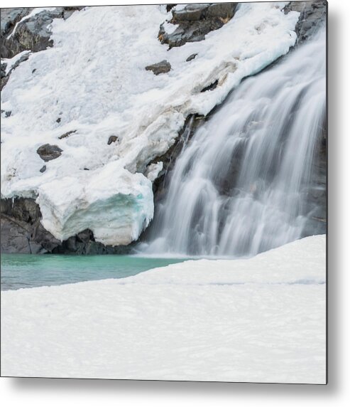 Water Falls Metal Print featuring the photograph Nugget Falls by David Kirby