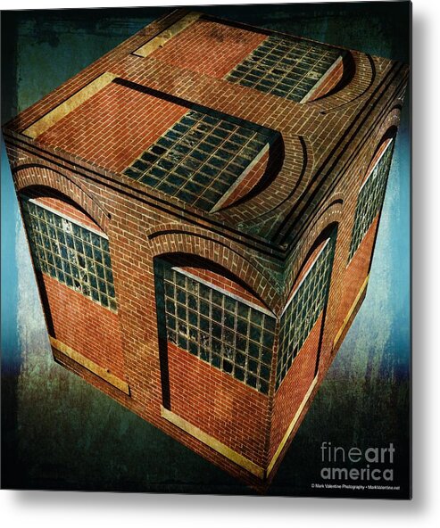Imagination Metal Print featuring the digital art Other Worlds - Asylum Glass Bricks by Mark Valentine