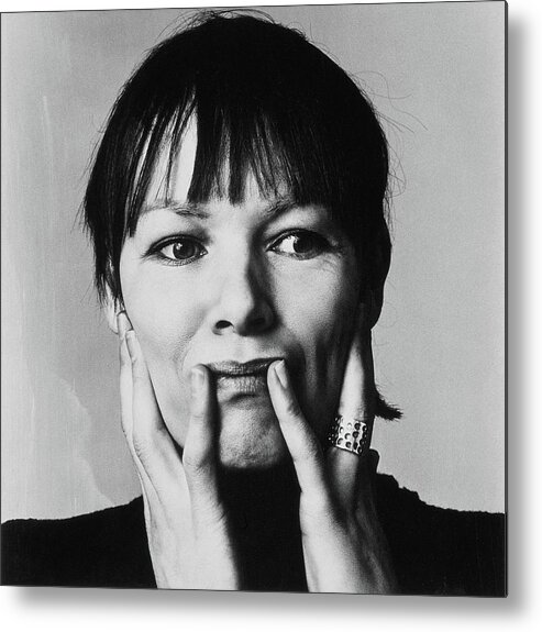 Actress Metal Print featuring the photograph Portrait of Actress Glenda Jackson by Jack Robinson