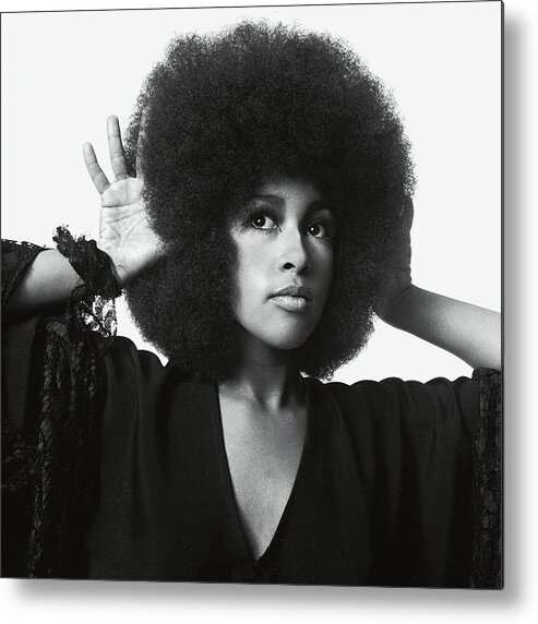Actress Metal Print featuring the photograph Portrait of Marsha Hunt by Patrick Lichfield