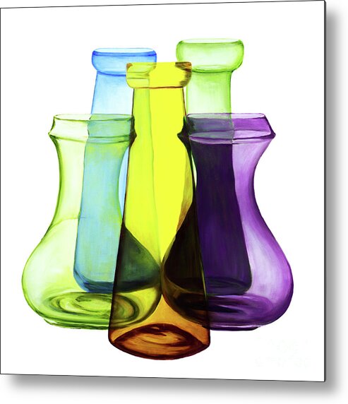 Large Prints Metal Print featuring the painting TRANSPARENCIES -prints of oil painting by Mary Grden