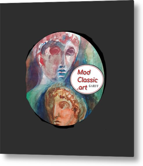 Masterpiece Paintings Metal Print featuring the painting Reborn ModClassic Art Style by Enrico Garff
