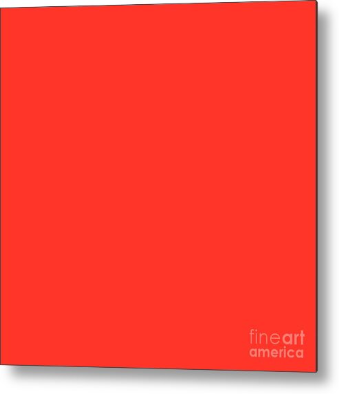 Red Metal Print featuring the digital art Recipe by Wade Hampton