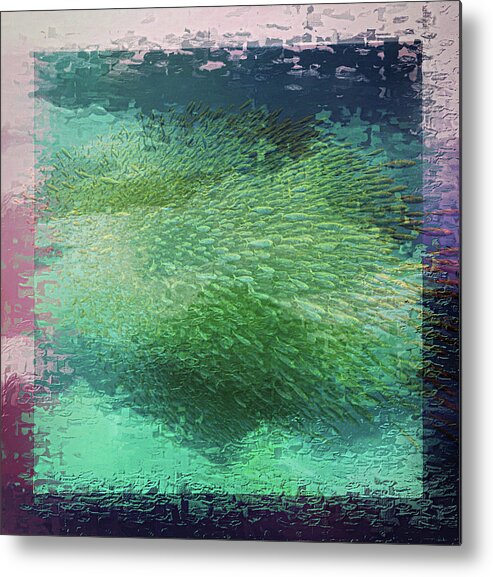 Climate Change Metal Print featuring the digital art Red Tide by Joyce Creswell