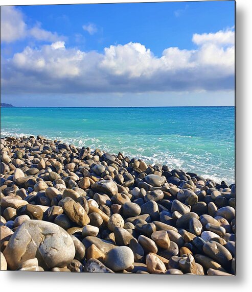 Nice Metal Print featuring the photograph Rock Point of View by Andrea Whitaker