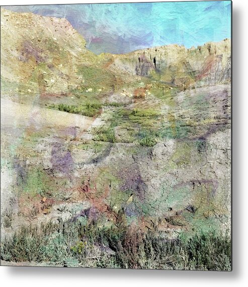 Rocks Photo Metal Print featuring the mixed media Rocks by Bob Pardue