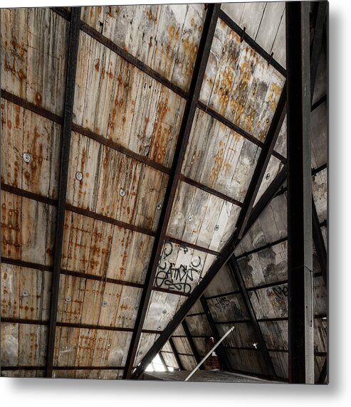 Detroit Metal Print featuring the photograph Steel Skeleton UB10608 by Mark Graf