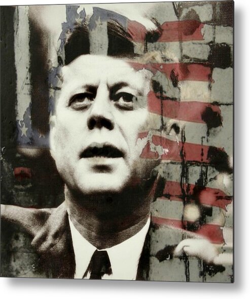 Jfk Metal Print featuring the mixed media Sacrifice by Paul Lovering
