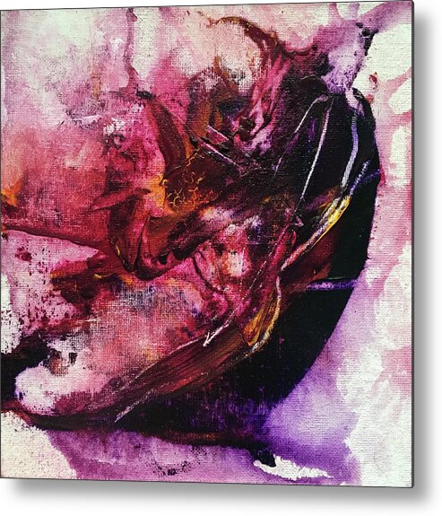 Abstract Art Metal Print featuring the painting Scorn Marauder by Rodney Frederickson