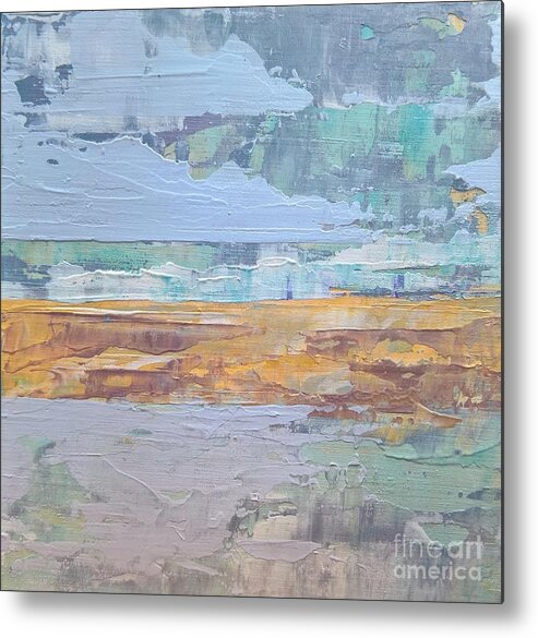 Waterscape Metal Print featuring the painting Serenity by Lisa Dionne