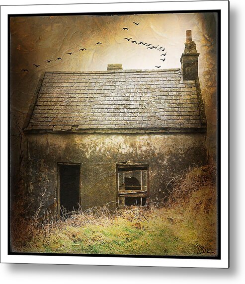Ireland Metal Print featuring the photograph Slowly Disappearing in Ireland by Peggy Dietz
