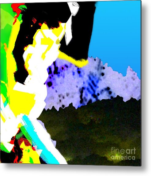 Abstract Art Metal Print featuring the digital art Snowcapped by Jeremiah Ray
