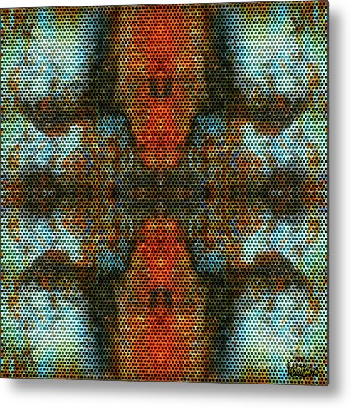 Abstract Conceptualism Metal Print featuring the digital art SOL Image 1-18 by Walter Neal