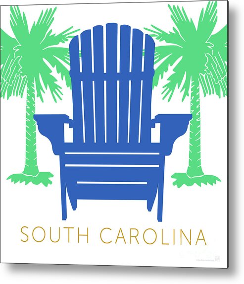 South Carolina Metal Print featuring the digital art South Carolina by Sam Brennan