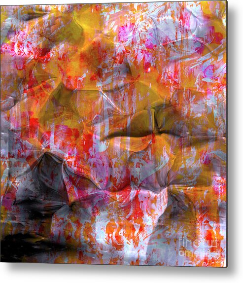 A-fine-art Metal Print featuring the painting Splatter by Catalina Walker