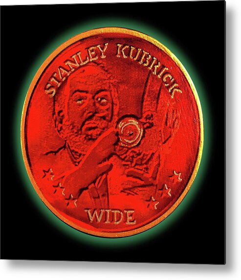 Wunderle Metal Print featuring the mixed media Stanley Kubrick Wide V1A by Wunderle
