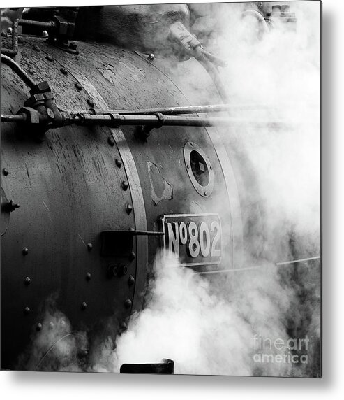 Locomotive Metal Print featuring the photograph Steam 2 by Russell Brown