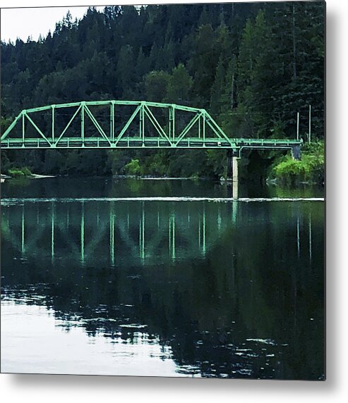 Bridge Metal Print featuring the photograph Stossel Bridge by Grey Coopre