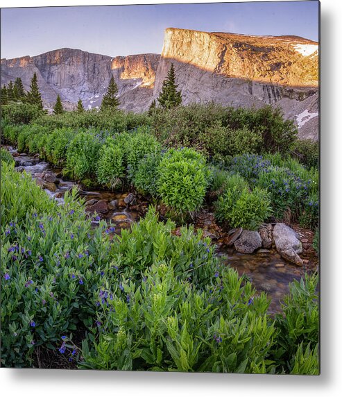 Wyoming Metal Print featuring the photograph Sunrise in the Bighorns by Aaron Spong