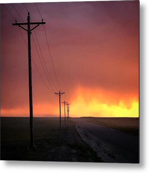 Sunset Metal Print featuring the photograph Sunset 2 by Julie Powell