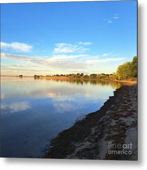 Lake Metal Print featuring the photograph Sunset Lake by Mars Besso