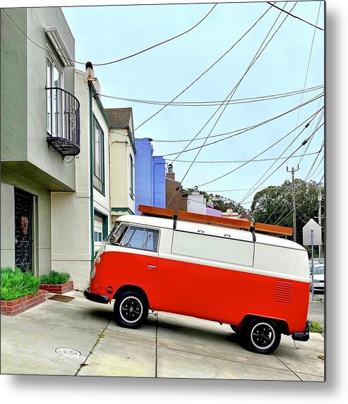  Metal Print featuring the photograph Surf Van by Julie Gebhardt