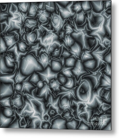Abstract Metal Print featuring the digital art Surface Abstract by Phil Perkins