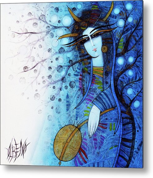 Albena Metal Print featuring the painting The Enchanted Forest by Albena Vatcheva