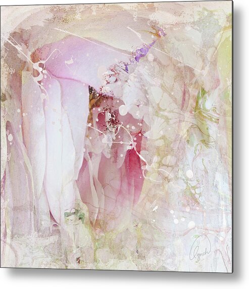 Abstract Metal Print featuring the photograph Trapped in Wonderland by Karen Lynch