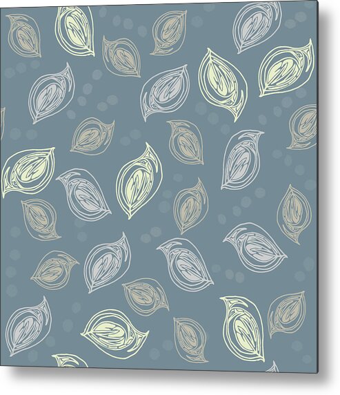 Tribal Metal Print featuring the digital art Tribal Paisley Print by Sand And Chi