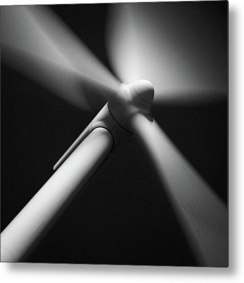 Wind Turbine Metal Print featuring the photograph Turbine by Dave Bowman