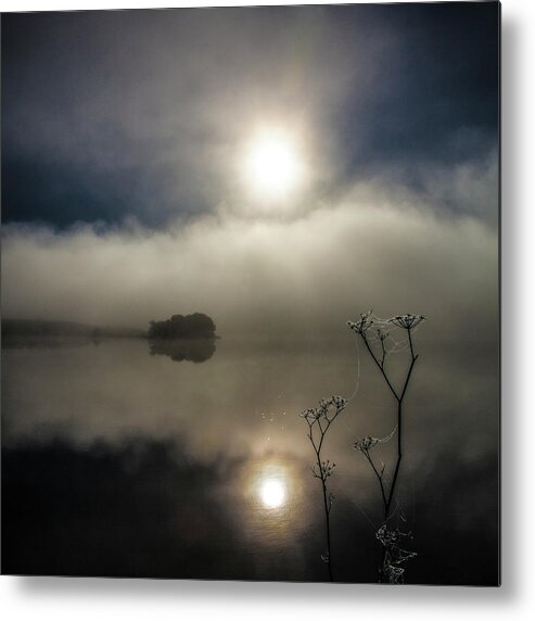 Two Suns Metal Print featuring the photograph Two Suns, Nicasio by Donald Kinney