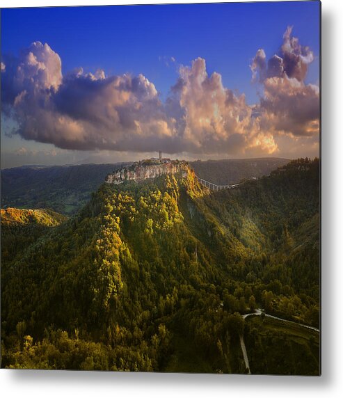 Tranquility Metal Print featuring the photograph Up the hill by Edoardogobattoni.net