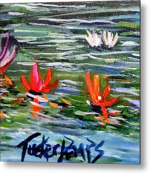 Impressionism Metal Print featuring the painting Fantasy, real #2 by Julie TuckerDemps