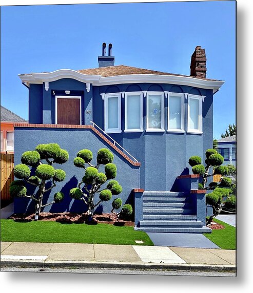  Metal Print featuring the photograph Westwood Park House by Julie Gebhardt