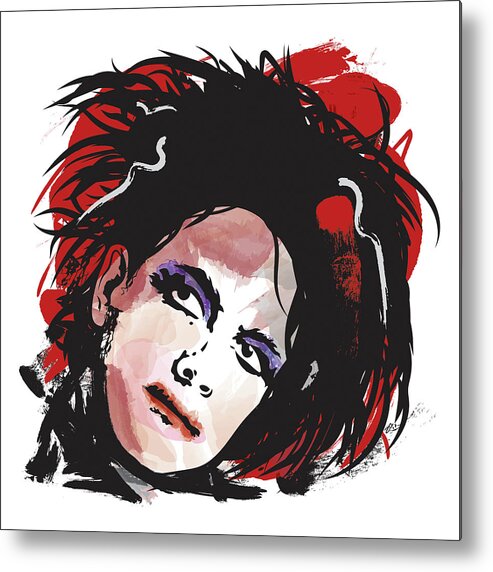 The Cure Metal Print featuring the digital art Why can't I be you? by Steve Follman