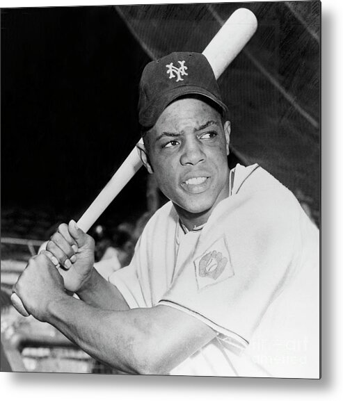 1950-1959 Metal Print featuring the photograph Willie Mays by National Baseball Hall Of Fame Library