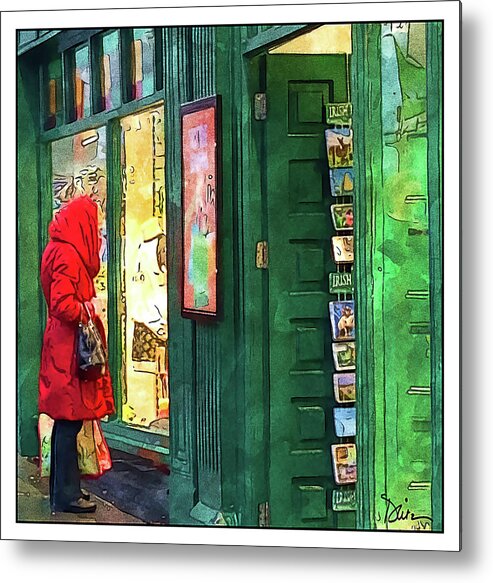 Kilkenny Metal Print featuring the photograph Window Shopping in Kilkenny by Peggy Dietz