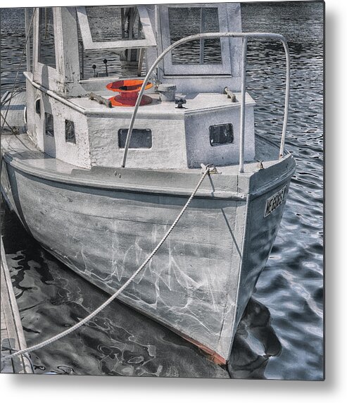 Old Metal Print featuring the photograph Wooden Boat Rockland Maine by Marianne Campolongo