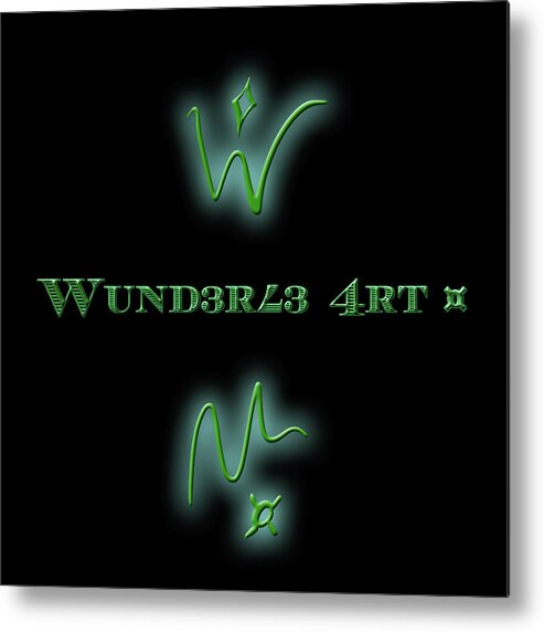 Wunderle Art Metal Print featuring the photograph Wund3r73 4rt V2 by Wunderle