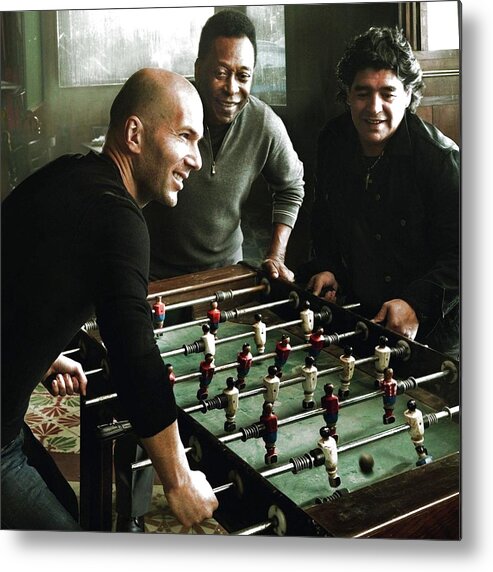 Zidane Maradona Pele by Zub Baydi