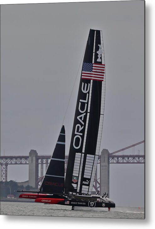 Oracle Metal Print featuring the photograph Oracle at the Gate #1 by Steven Lapkin