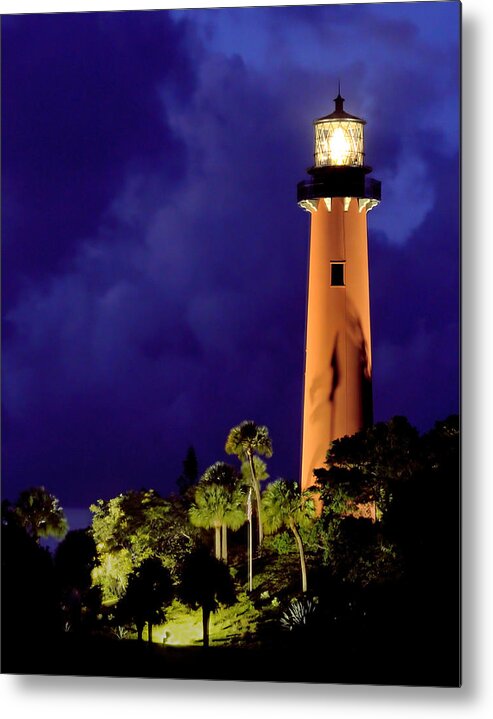 Jupiter Lighthouse Metal Print featuring the photograph Jupiter Light by Carol Eade